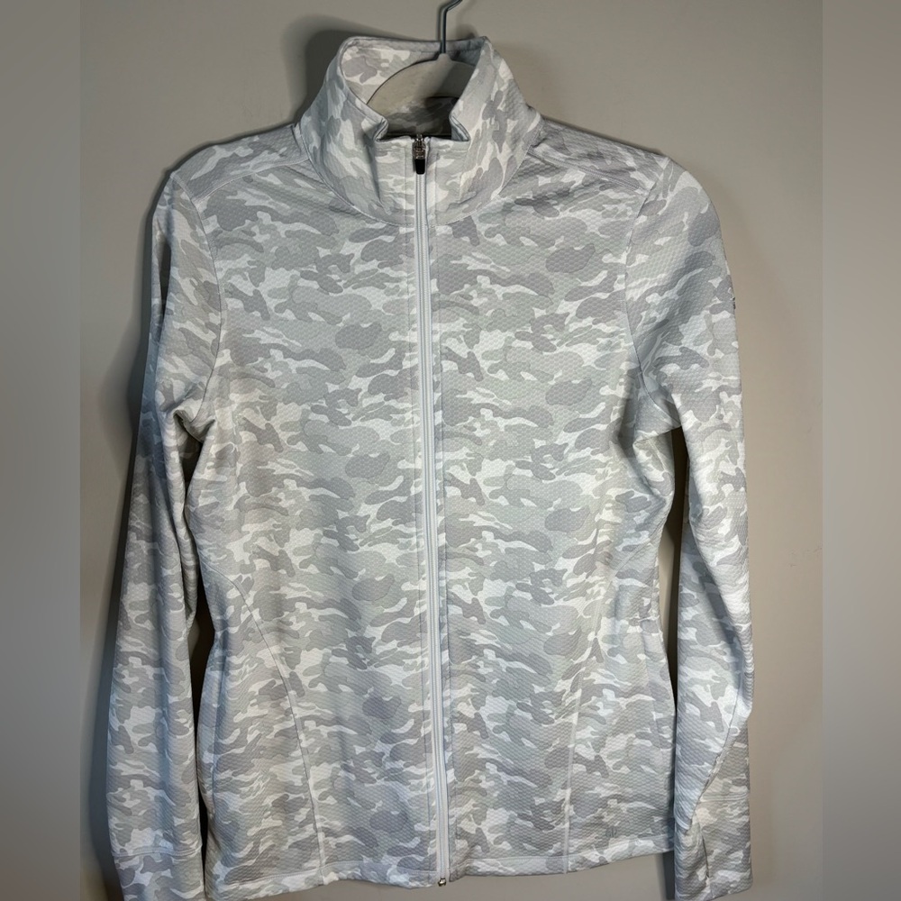 Straight Down women’s Camo Alberta Jacket size S Hazeltine hit on sleeve